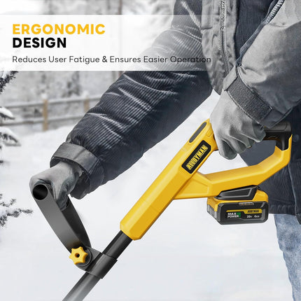 Alloyman 20V Cordless Snow Shovel, 12-Inch Electric Snow Blower