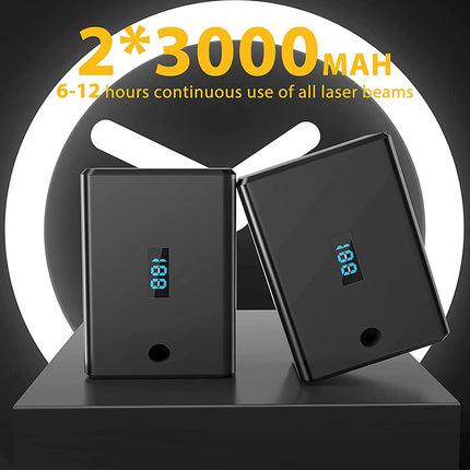 Alloyman 16 Line Laser Level Self Leveling 4x360° Green Laser with 2Pcs Rechargeable Lithium Batteries