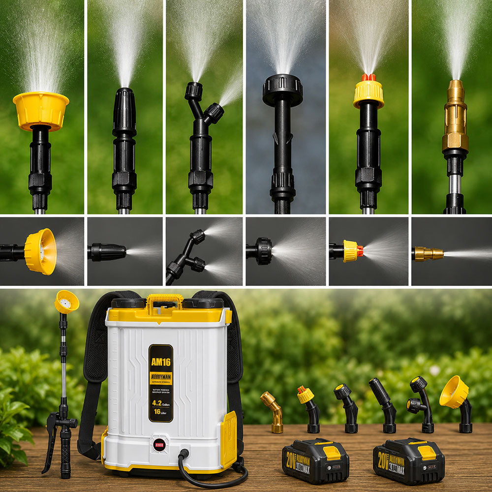 Backpack Sprayer Nozzles Explained: How to Choose the Right Nozzle for Every Spraying Job
