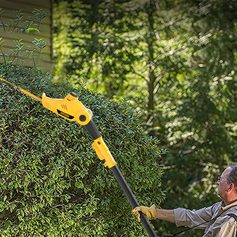 How to trim hard-to-reach hedges?