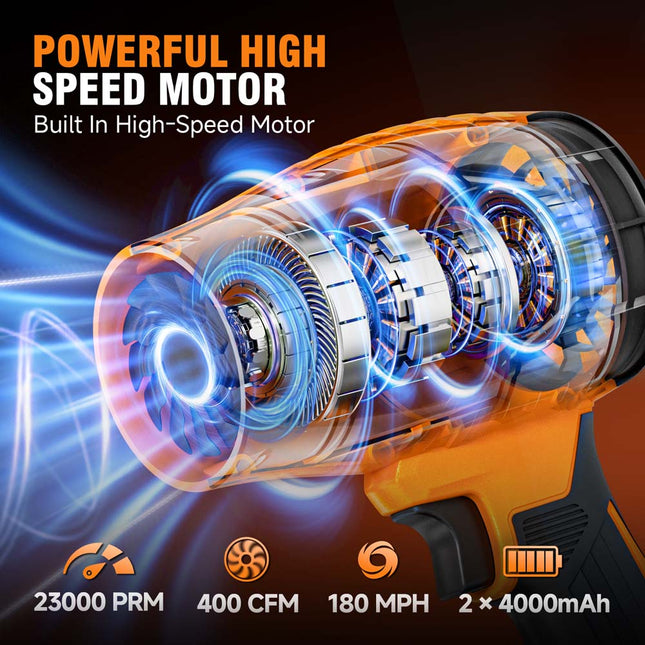 ALLOYMAN 23000 RPM Turbo Jet Leaf Blower Kit