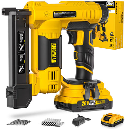 ALLOYPOWER 18-Gauge 2-in-1 Cordless Brad Nailer & Stapler Kit