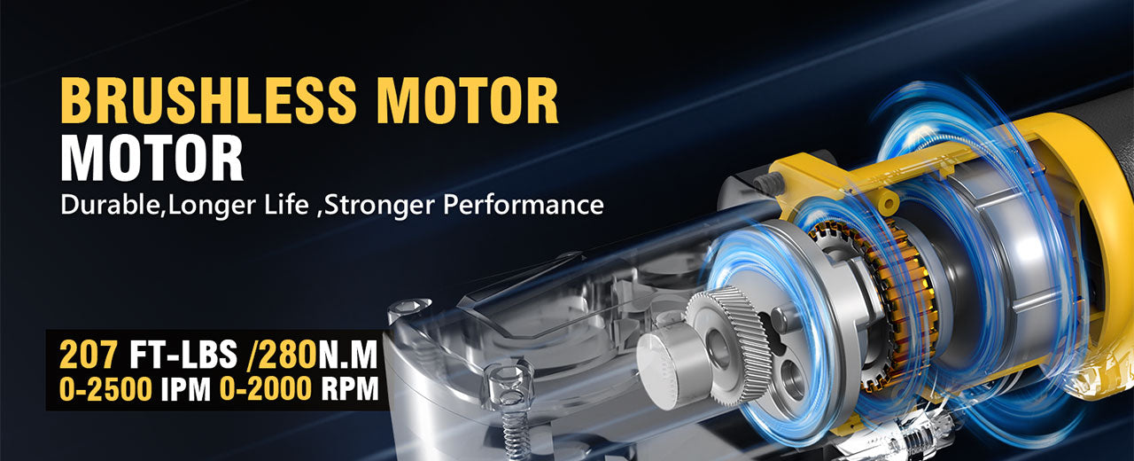 ALLOYMAN 20V Brushless Right Angle Wrench | 280N.M High Torque 90