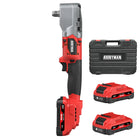 ALLOYMAN 20V Brushless Right Angle Wrench - 280N.M High Torque with 2×2.0Ah Batteries