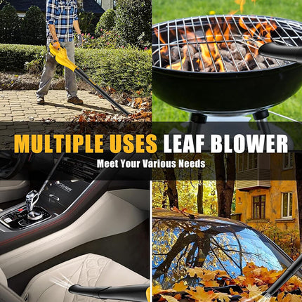 Alloyman 40V Max Cordless Leaf Blower 350CFM150MPH Electric Leaf Blowers, with 2 Packs Batteries & Fast Charger