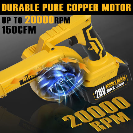 Compatible for DeWalt 20V Max Batteries Cordless Leaf Blower