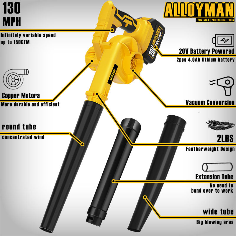 Alloyman Cordless Electric Leaf Blowers on sale