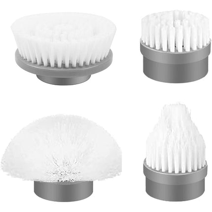 Alloyman Brush Head 4 Pack, Replaceable Brush Heads for Electric Spin Scrubber