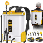 Alloyman Battery Powered Backpack Sprayer 4.2Gallon, 45-90PSI Adjustable Pressure