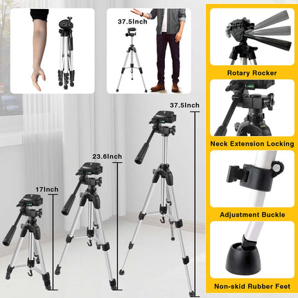 Alloyman Laser Level with Tripod, 4x360° Self Leveling Laser Level, Green Line Laser 4D Laser Leveler Tool with 2Pcs Lithium Batteries