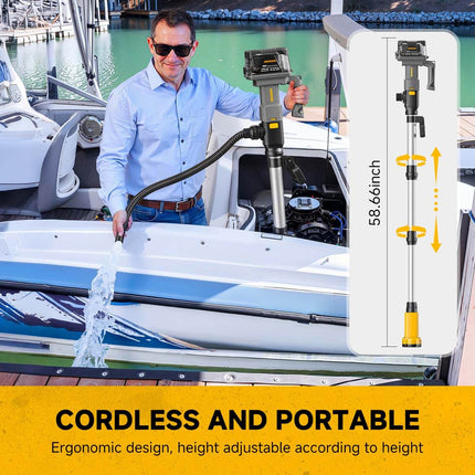 Cordless Stick Water Transfer Pump Compatible with Dewalt 20V Battery(Tool Only)