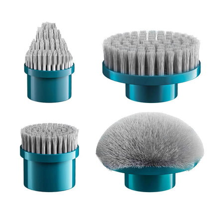 Bei & Hong Blue Brush Head 4 Pack, Replaceable Brush Heads for Electric Spin Scrubber