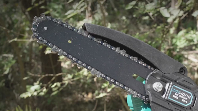 BEI & HONG Mini Chainsaw 6-Inch Saws with Security Lock