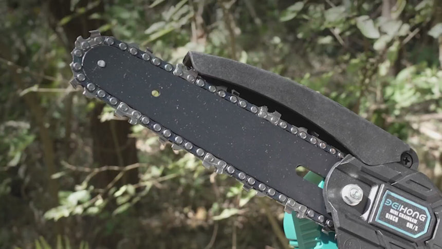 BEI & HONG Mini Chainsaw 6-Inch Saws with Security Lock