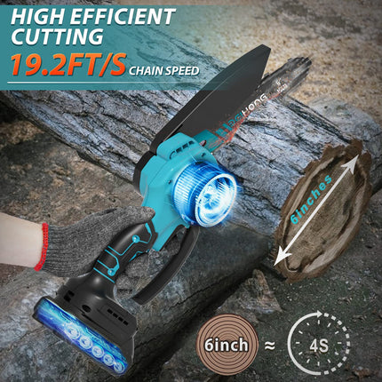 BEI & HONG Mini Chainsaw 6-Inch Saws with Security Lock